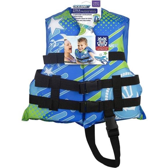 US Coast Guard Approved,Infant-Child-Youth Life Jacket Vest–Sizes for 8-90 Lbs. - Picture 5 of 5